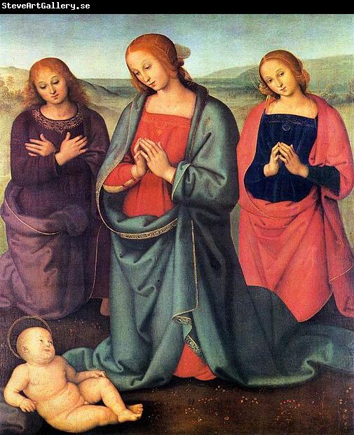 Pietro Perugino Madonna with Saints Adoring the Child